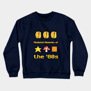 Pixelated Memories of the '80s Crewneck Sweatshirt